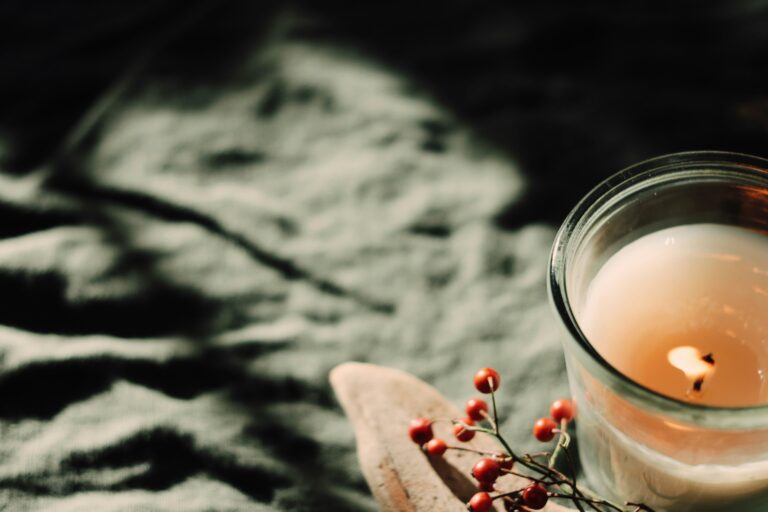 Candela per la routine serale